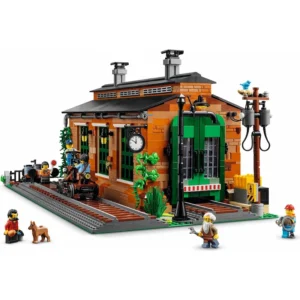 LEGO® BrickLink Old Train Engine Shed (910033) | 2331 Pieces