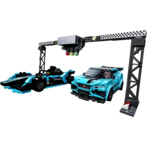 LEGO® Speed Champions Formula E Panasonic Jaguar Racing GEN2 Car & Jaguar I-PACE eTROPHY (76898) | 565 Pieces