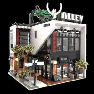 Xmork Milk Tea Shop with Light Kit 10208 Building Set