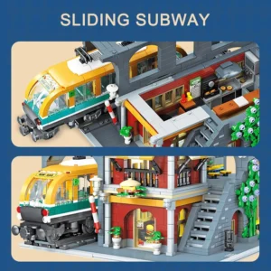 Jiestar Burger Shop with Light Kit 89128 Building Set