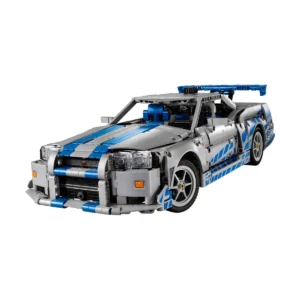 LEGO® 2 Fast 2 Furious Nissan Skyline GT-R (R34) Car (42210) | 1410 Pieces