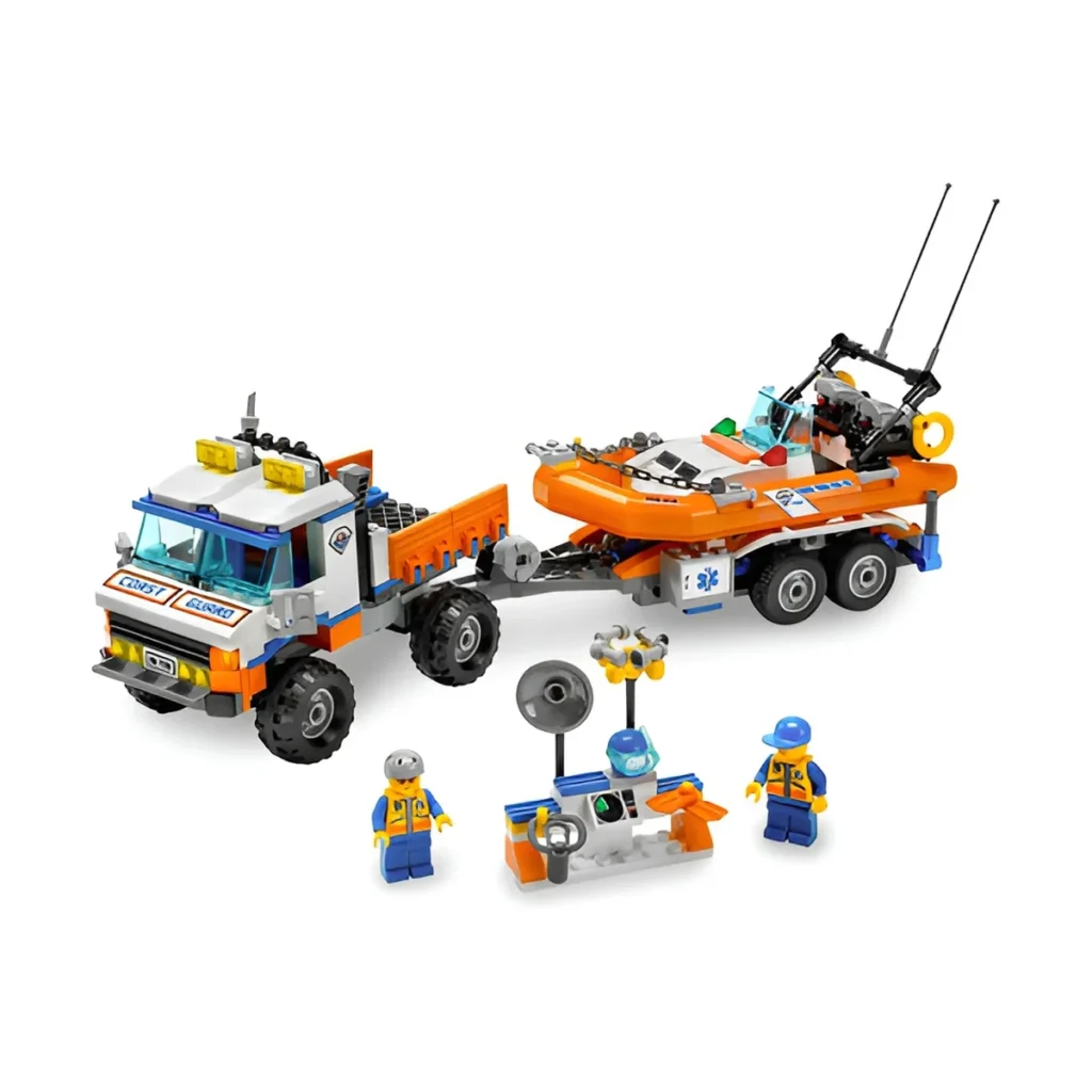 LEGO® Coast Guard Truck with Speed Boat (7726) | 361 Pieces